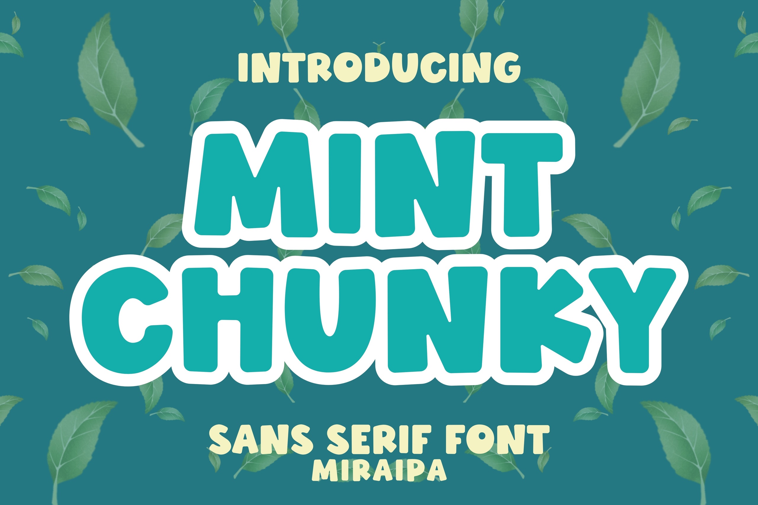 Mint Chunky Font
